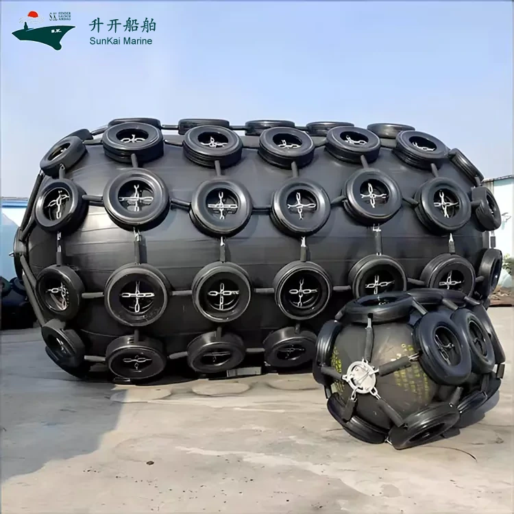 Подготвени за испорака! Партија морски браници за доковите завршена во Qingdao SunKai Marine Supplies Co., Ltd., подготвена за испорака